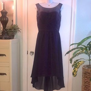 Alfred Angelo High Low Cocktail Dress Wedding size 10 Purple